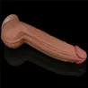 LoveToy SlidingSkin Gode Sliding Skin 23 x 6cm Marron